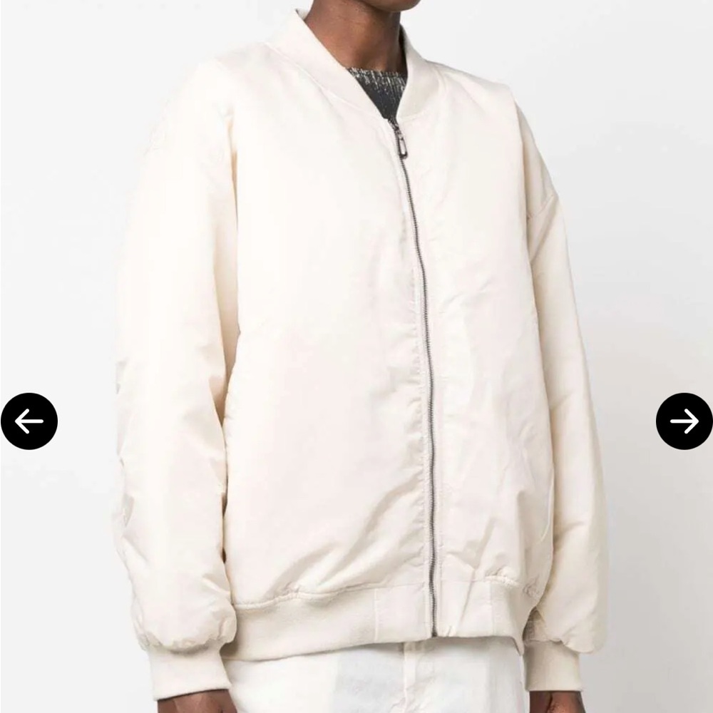 NWT Ba&sh Ivory Bomber Jacket - Picture 3 of 16